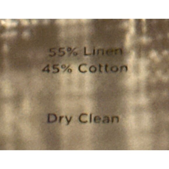 Talbot's Woman Capri Pants Brown & White Plaid Print Linen Blend Women Size 14W - Picture 4 of 16